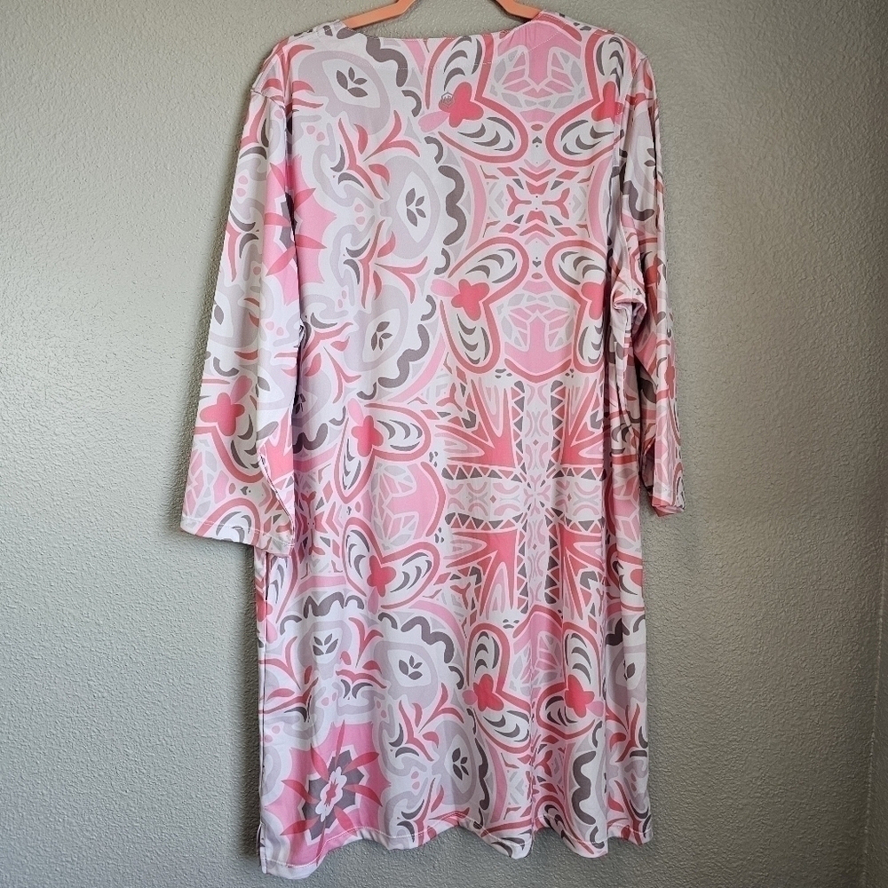 Lightbare Women's UPF 50+ 3/4 Sleeve Dress womens plus size 3x - Picture 5 of 13